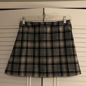 Millau Plaid Mini Skirt
